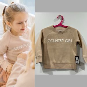 2/3T NEW Brunette The Label ‘Country Girl’ Sweater